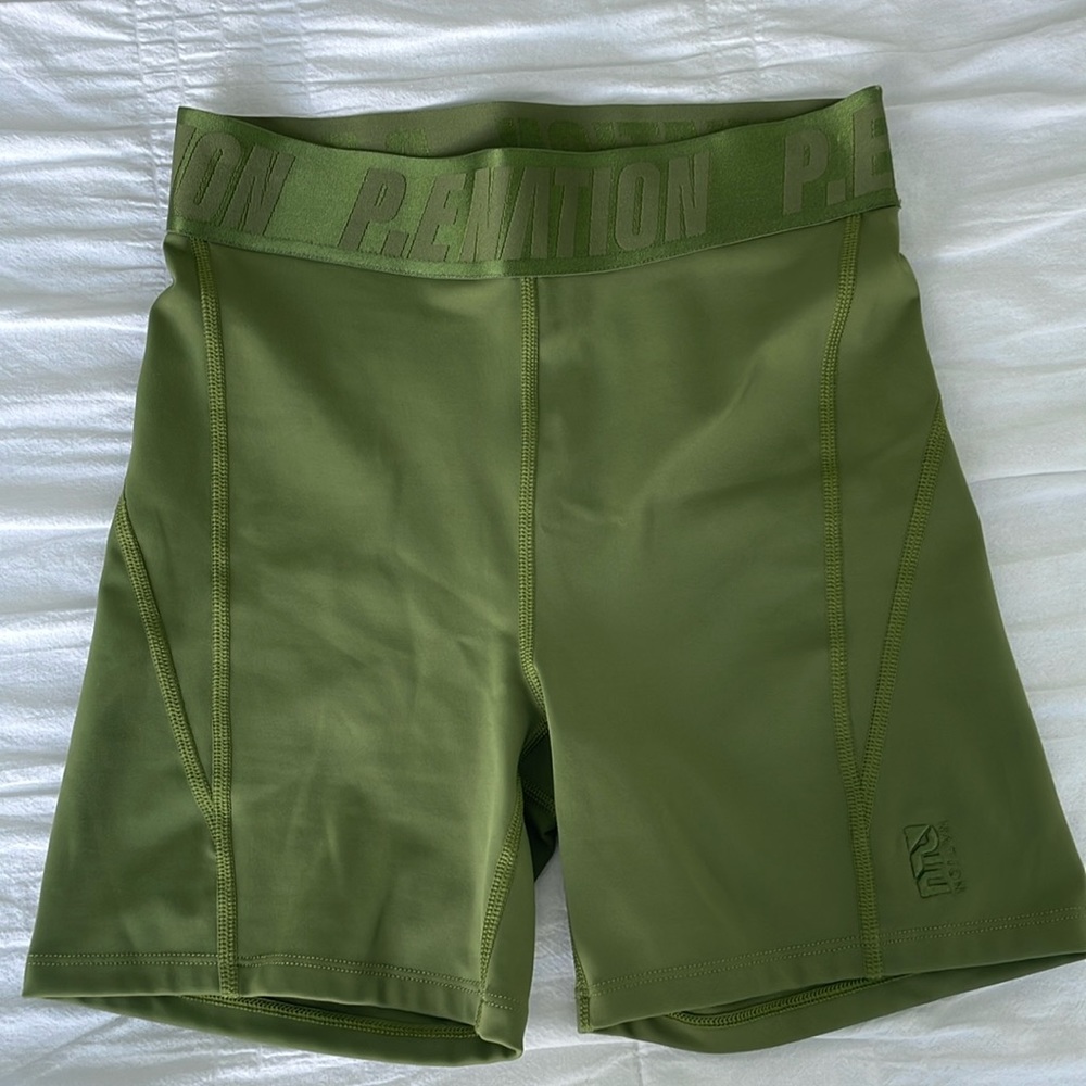 PE Nation Backcheck Bike Short (Pesto)